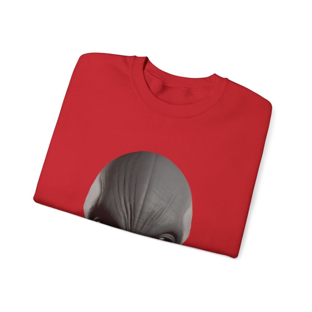 C ute A lien Pr in t Unise x Heavy Blend™ Crewneck Sweatshirt Alien Hoodie , Cute Alien Gif t, Sweater, Unique Sweatshirt, prin t Hoodie. - Image 47