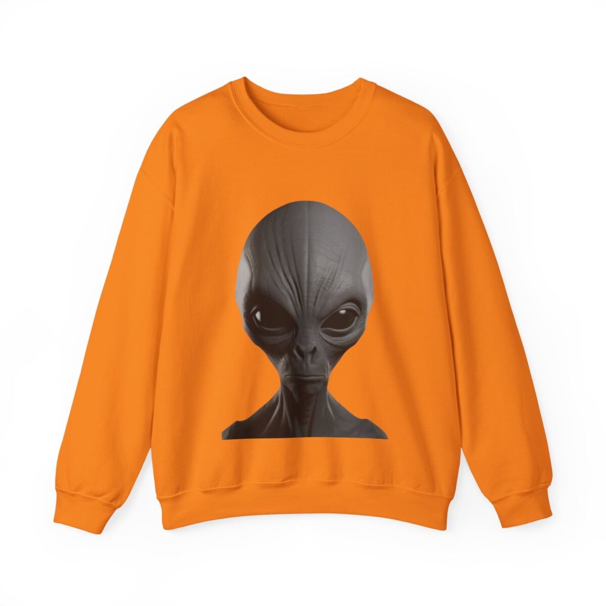 C ute A lien Pr in t Unise x Heavy Blend™ Crewneck Sweatshirt Alien Hoodie , Cute Alien Gif t, Sweater, Unique Sweatshirt, prin t Hoodie. - Image 21