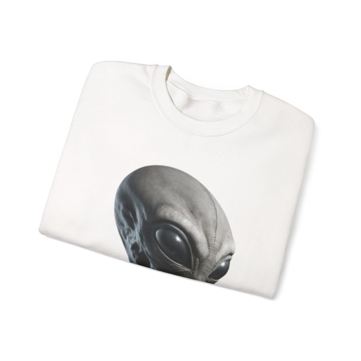 A lien Sweater, Retro A lien Graphic Unique Prin t Sweatshirt, Unise x, Heavy Blend™ Crewneck Sweatshirt Crewneck Cu te A lien Gif t, - Image 3