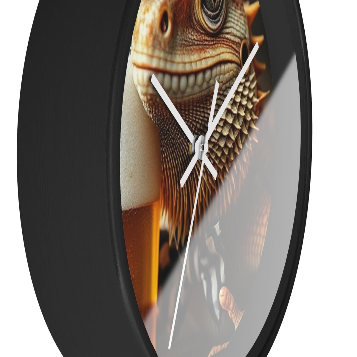 Wall Clock - Bearded Dragon Chamelion Gecko Water Dragon iguana Design - Image 5