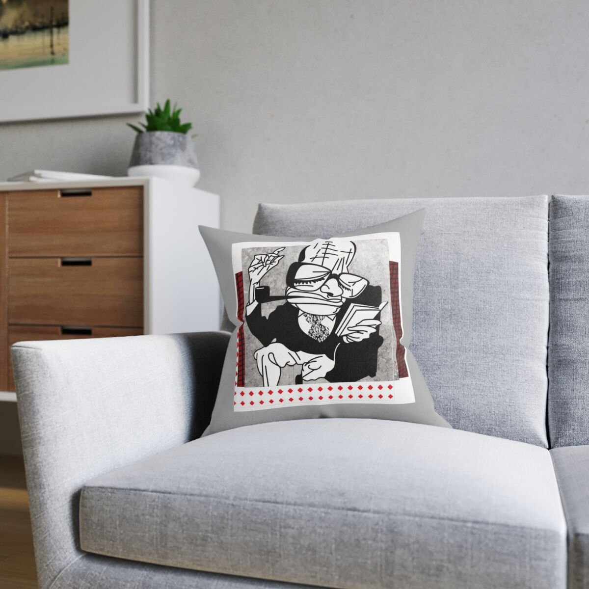 Tattoo Art Square Pillow - Image 12