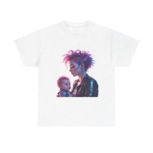 Punk Mother Daughter Father Son Grandparents Grandkids Matching Unisex  Heavy Cotton Te