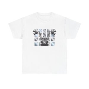 Tattoo Art  Tee, Unisex Heavy Cotton Shirt, Grunge Style Top, Gift for Motorcyclists, Casual Everyday Wear