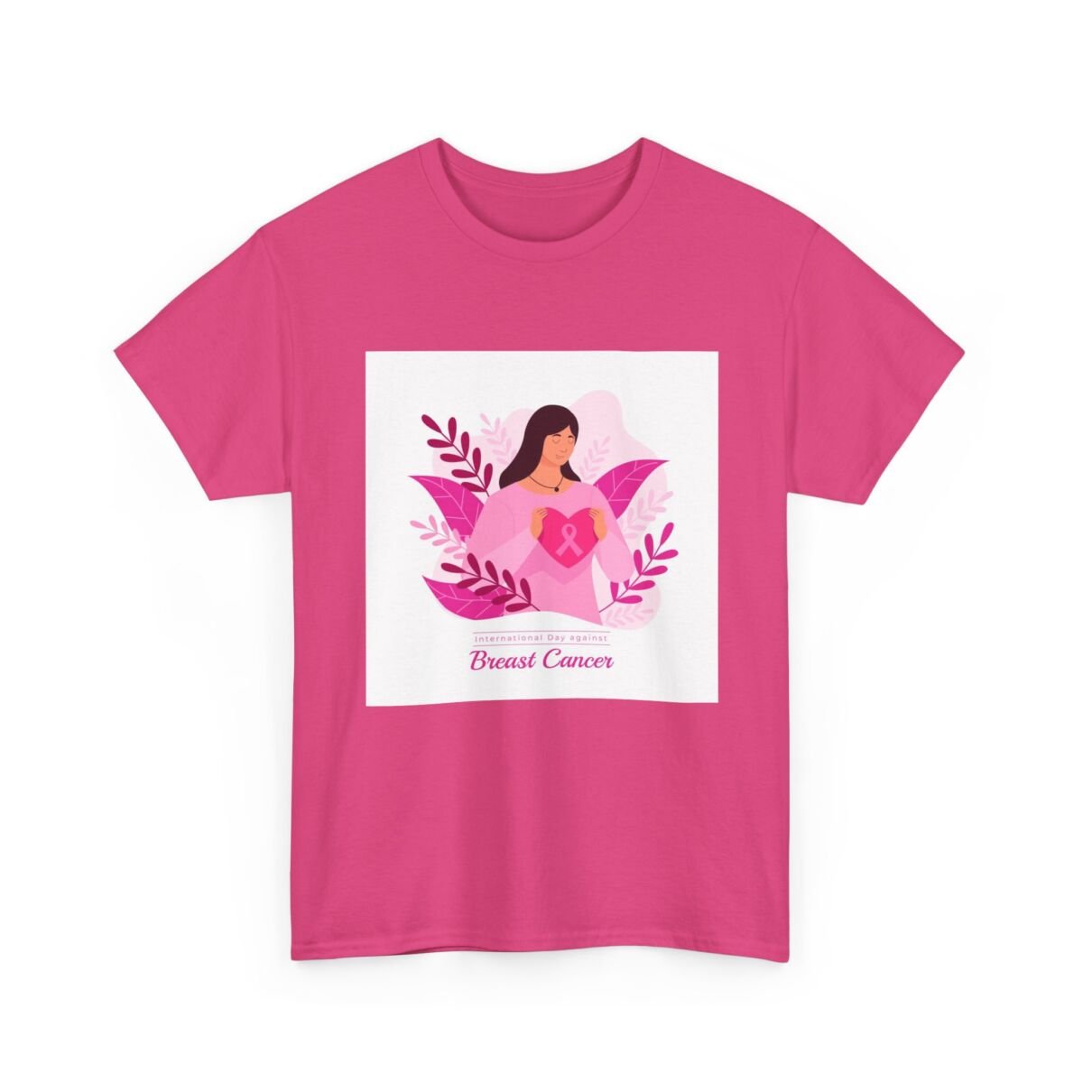 Breast Cancer Awareness Unisex Heavy Cotton Tee - Image 71