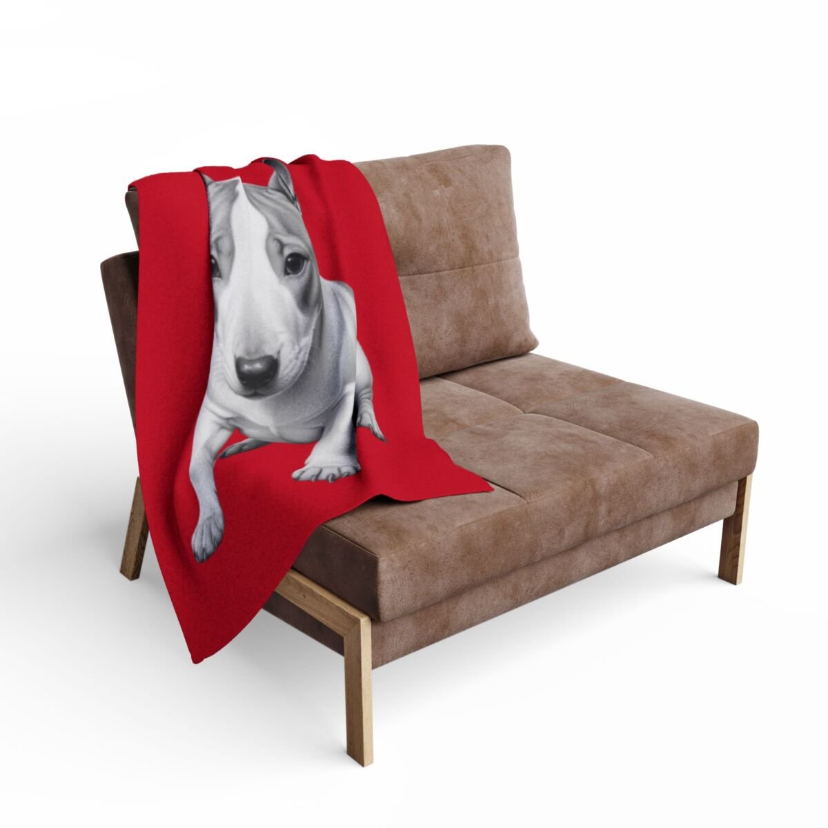 English Bull Terrier Puppy Arctic Fleece Blanket - Image 4