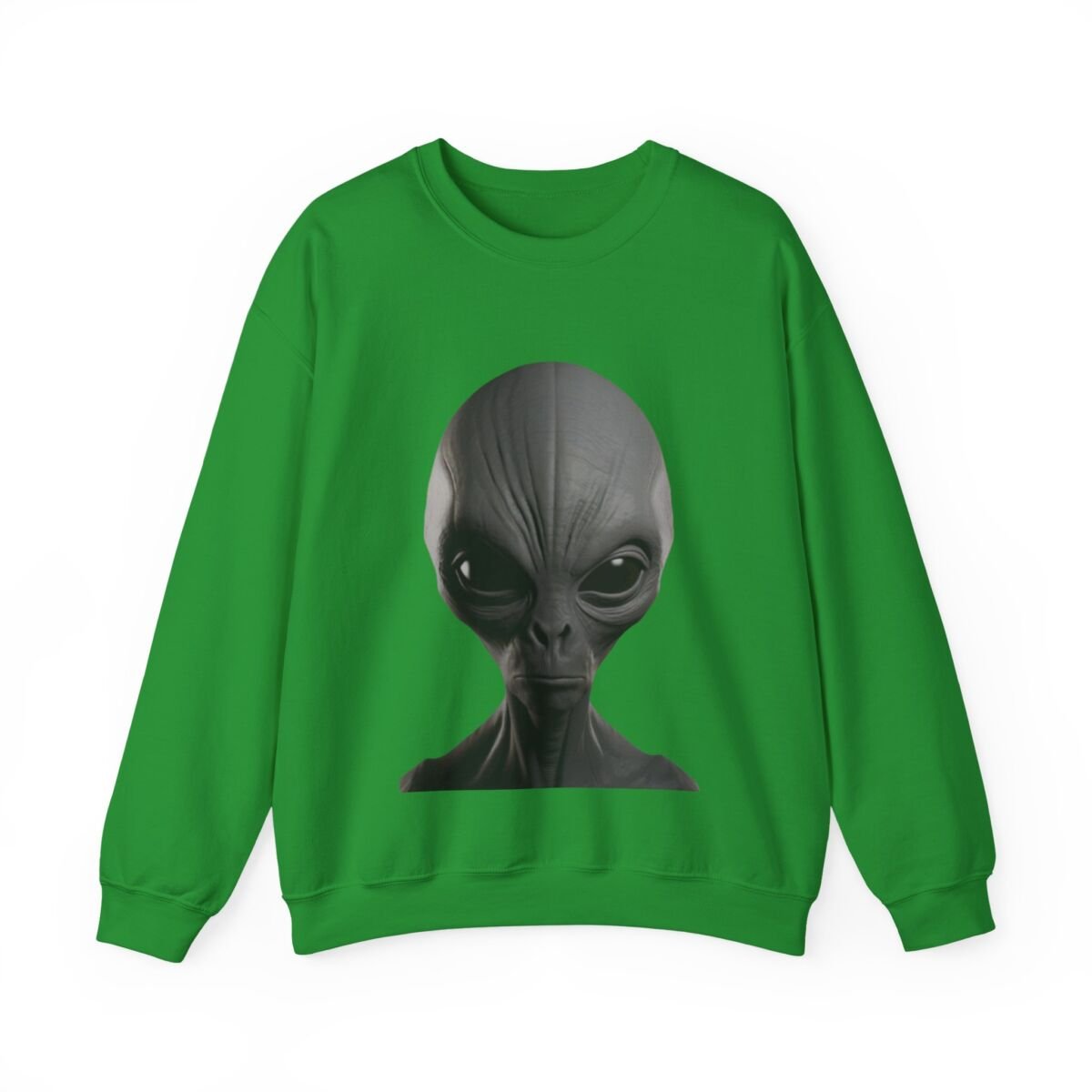 C ute A lien Pr in t Unise x Heavy Blend™ Crewneck Sweatshirt Alien Hoodie , Cute Alien Gif t, Sweater, Unique Sweatshirt, prin t Hoodie. - Image 33