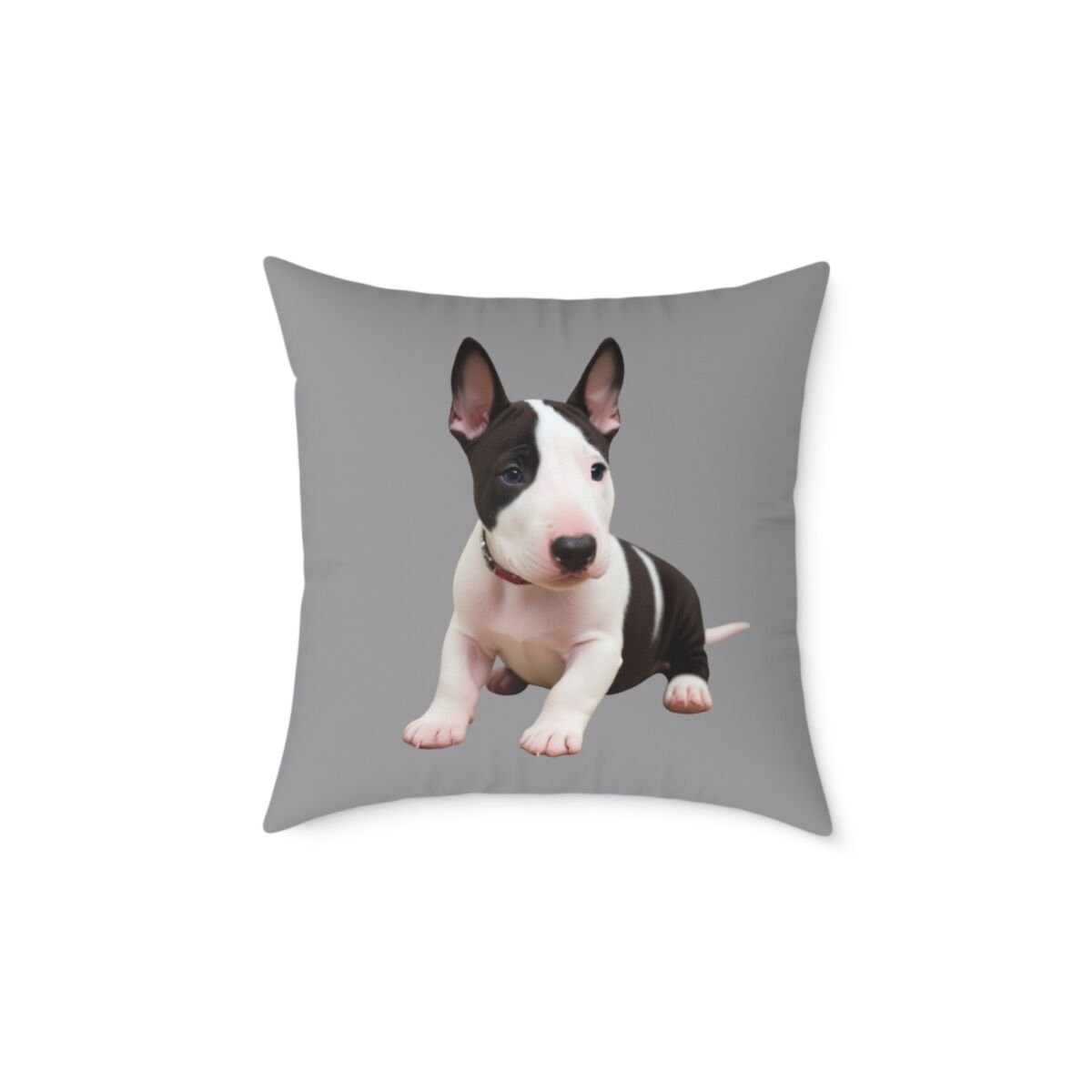English Bull Terrier Square Poly Canvas Pillow - Image 9