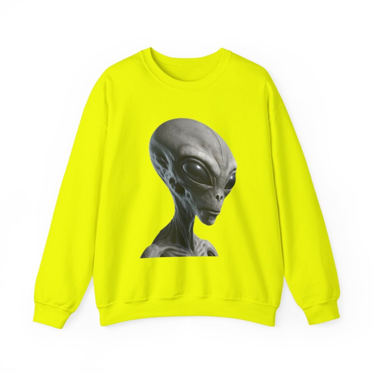 A lien Sweater, Retro A lien Graphic Unique Prin t Sweatshirt, Unise x, Heavy Blend™ Crewneck Sweatshirt Crewneck Cu te A lien Gif t, - Image 25