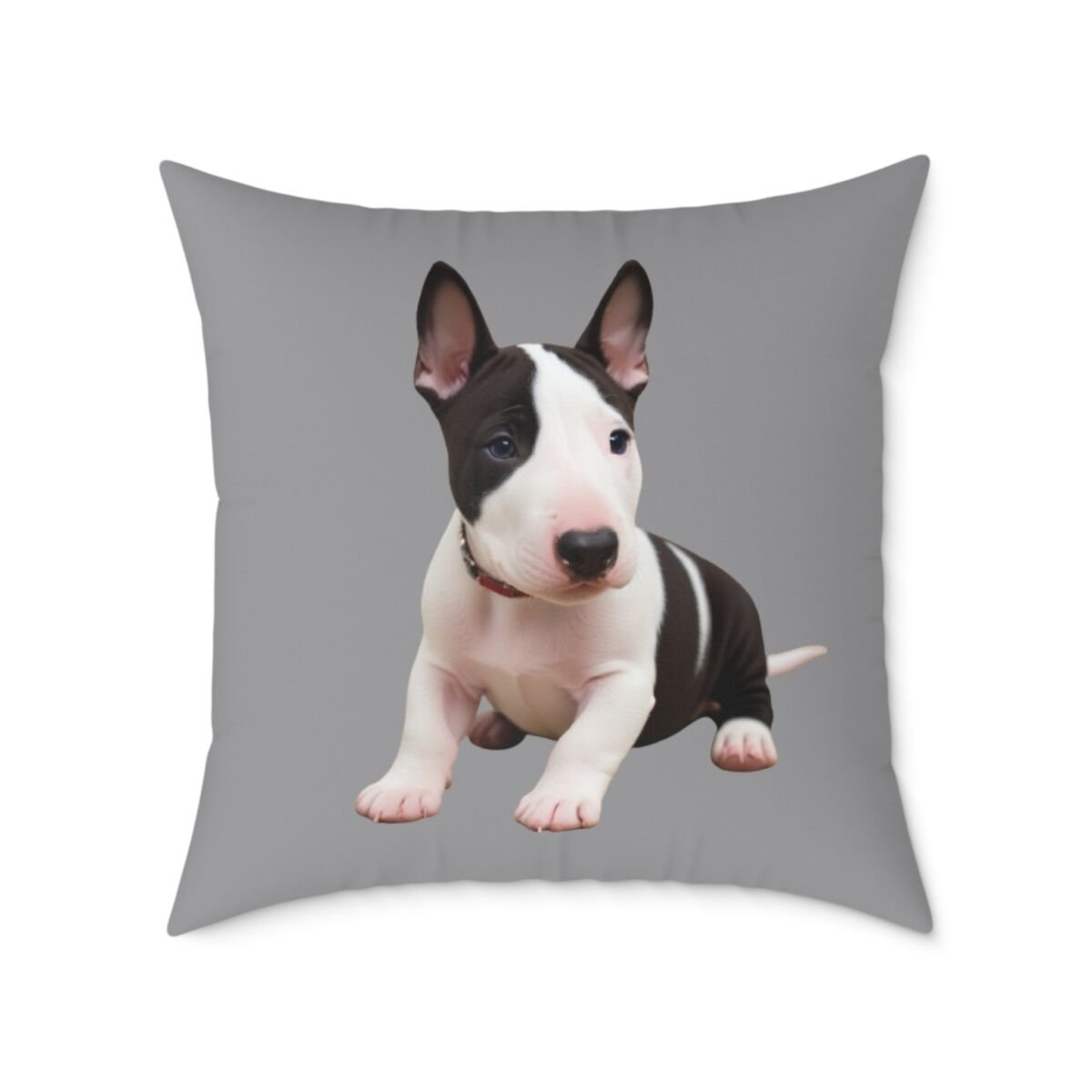 English Bull Terrier Square Poly Canvas Pillow - Image 17