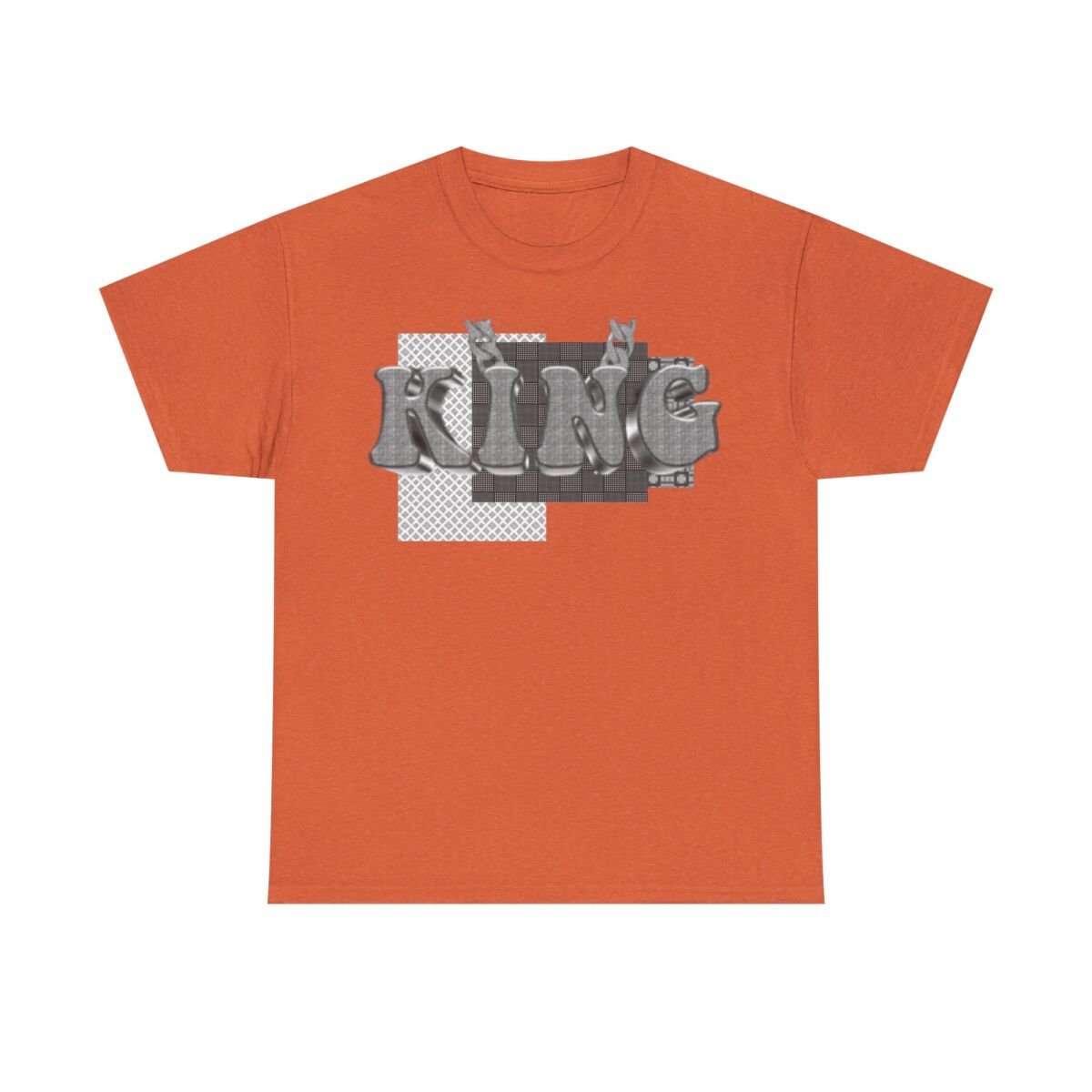 Chrome Graffiti Daughter Father Son Grandparents Grandkids Matching Unisex Heavy Cotton Tee - Image 29