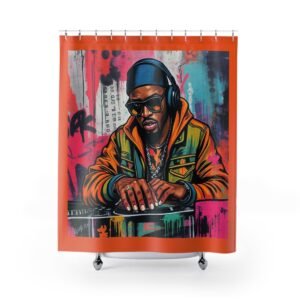 Shower Curtains - Cartoon Ethnic Graffiti Art