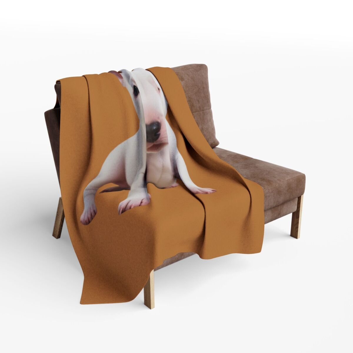 English Bull Terrier Puppy Arctic Fleece Blanket - Image 8