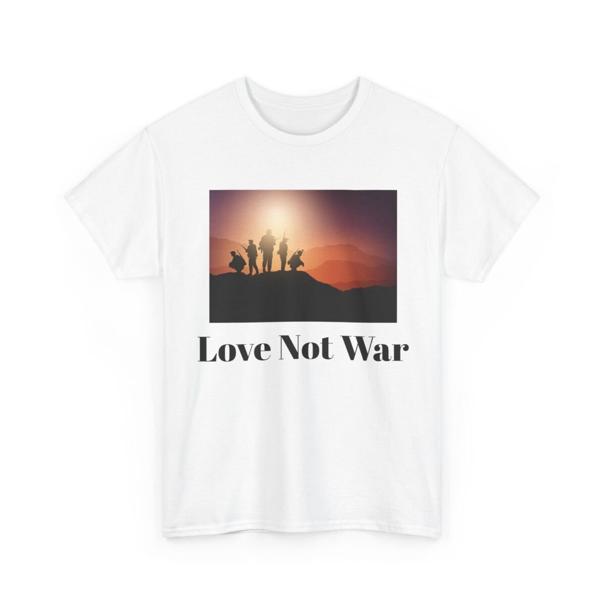 War Army Unisex Heavy Cotton Tee - Image 3