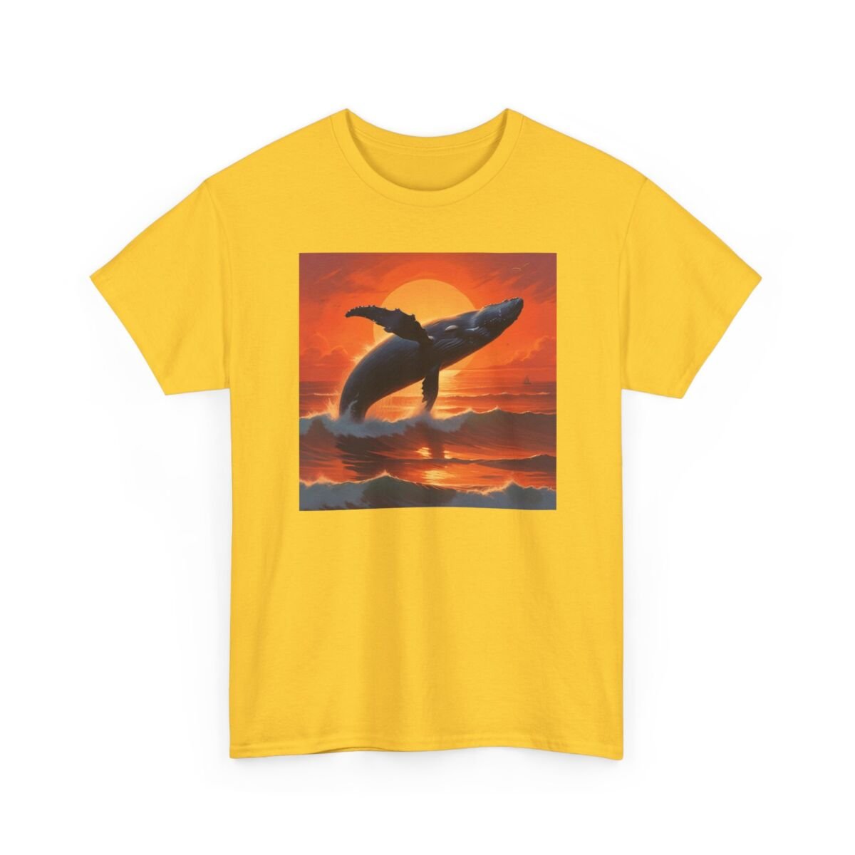 Save The Whales Unisex Heavy Cotton Tee - Image 43
