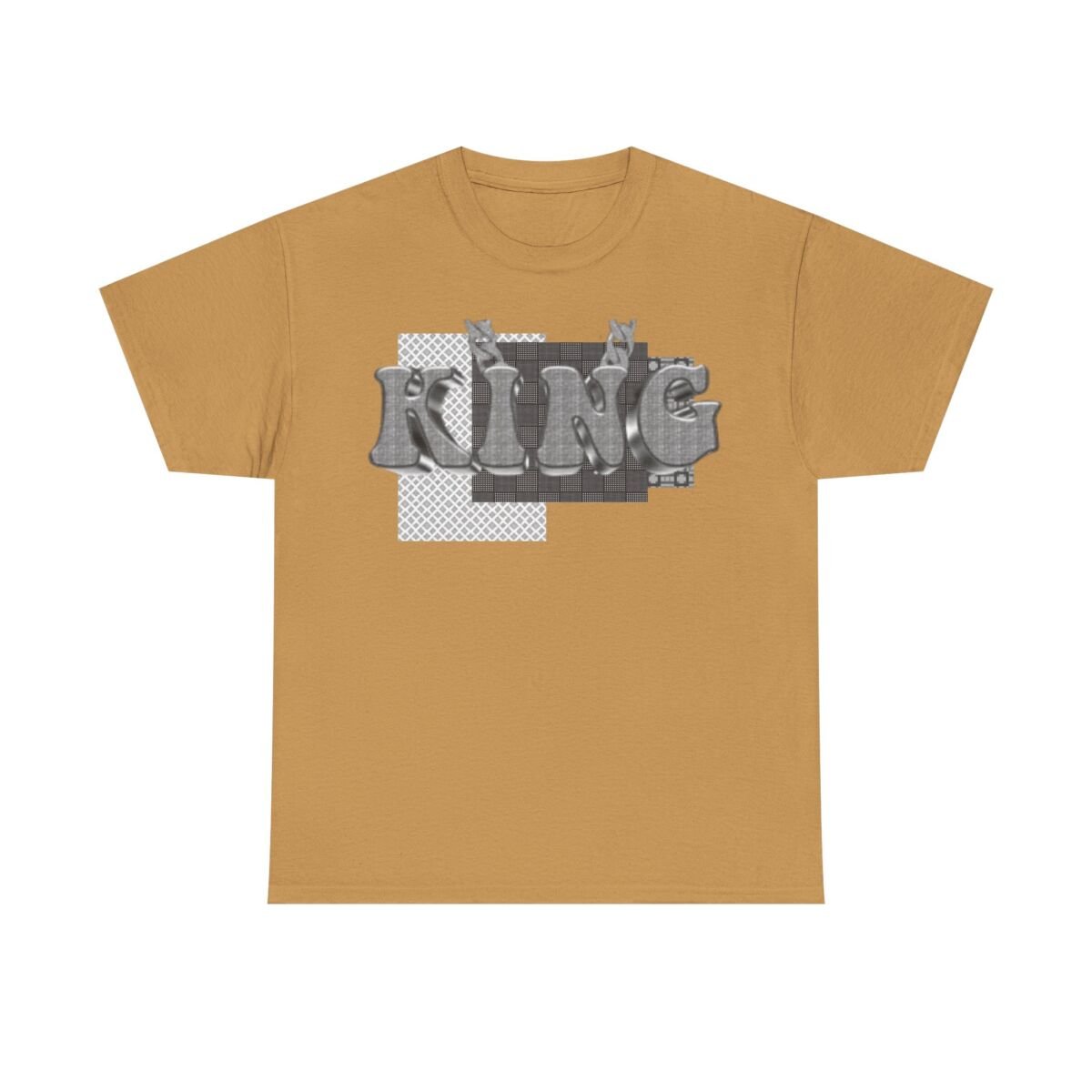 Chrome Graffiti Daughter Father Son Grandparents Grandkids Matching Unisex Heavy Cotton Tee - Image 25