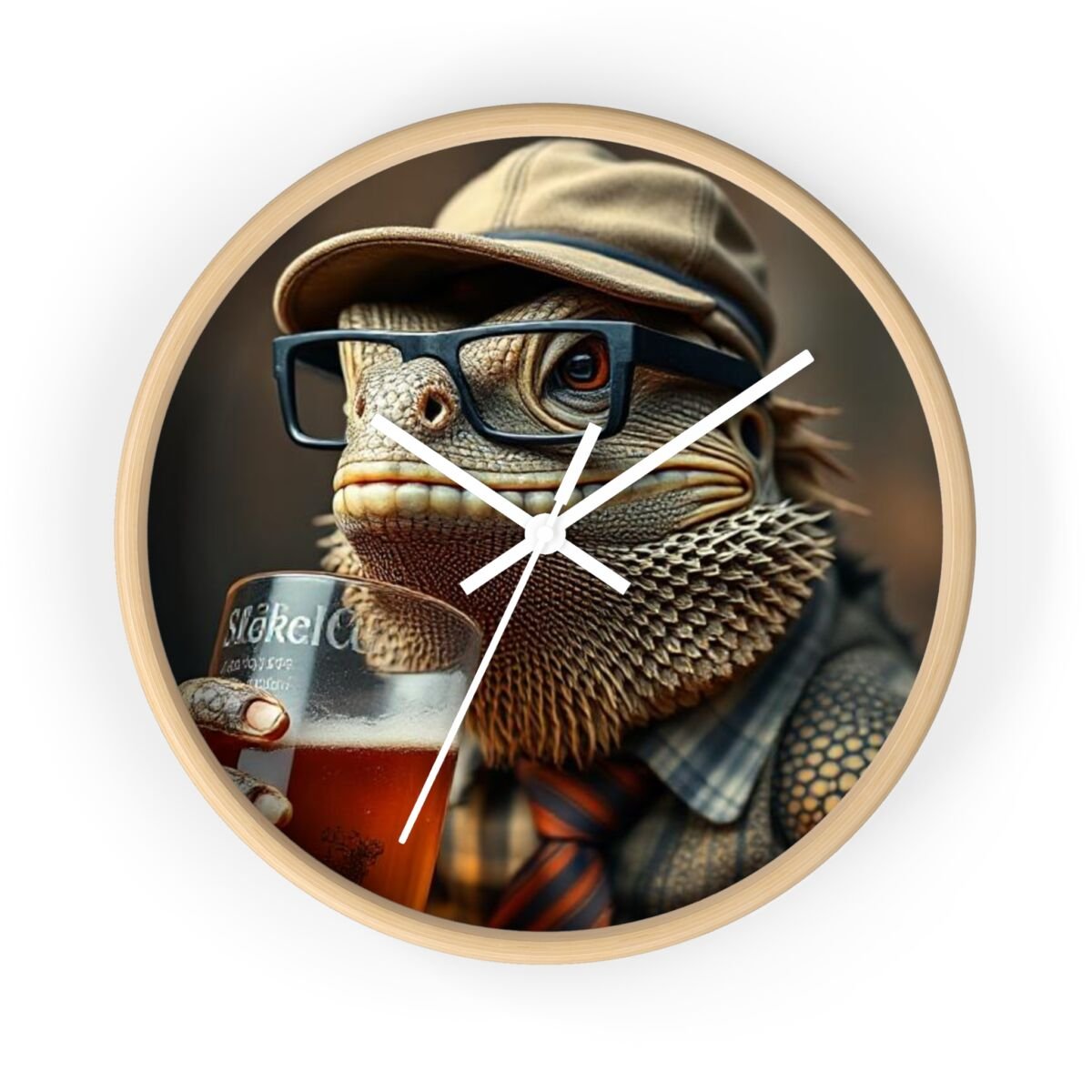 Wall Clock - Bearded Dragon Chamelion Gecko Water Dragon iguana Design - Image 16