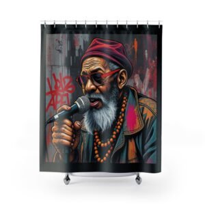 Shower Curtains - Cartoon Ethnic Graffiti Art
