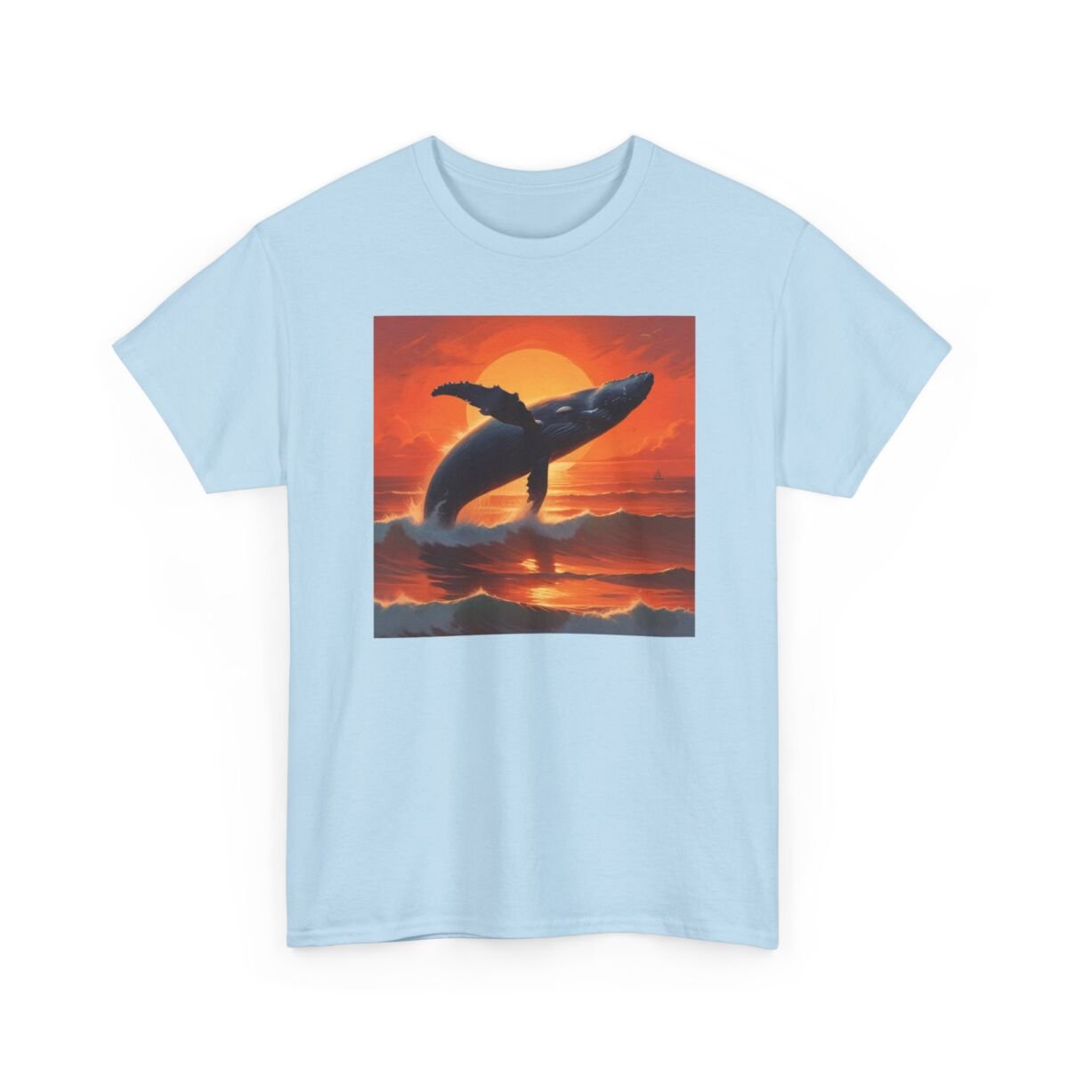 Save The Whales Unisex Heavy Cotton Tee - Image 59