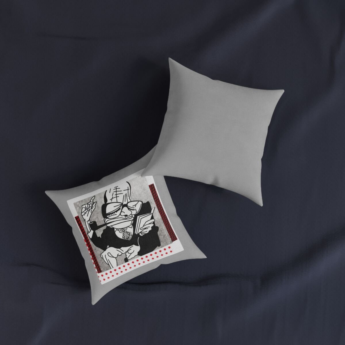 Tattoo Art Square Pillow - Image 3