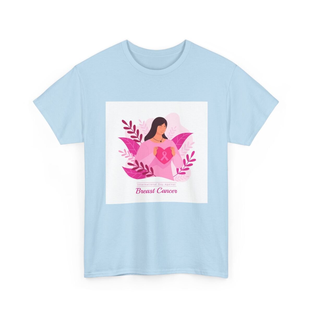 Breast Cancer Awareness Unisex Heavy Cotton Tee - Image 55