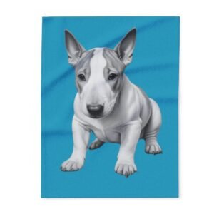 English Bull Terrier Puppy Arctic Fleece Blanket