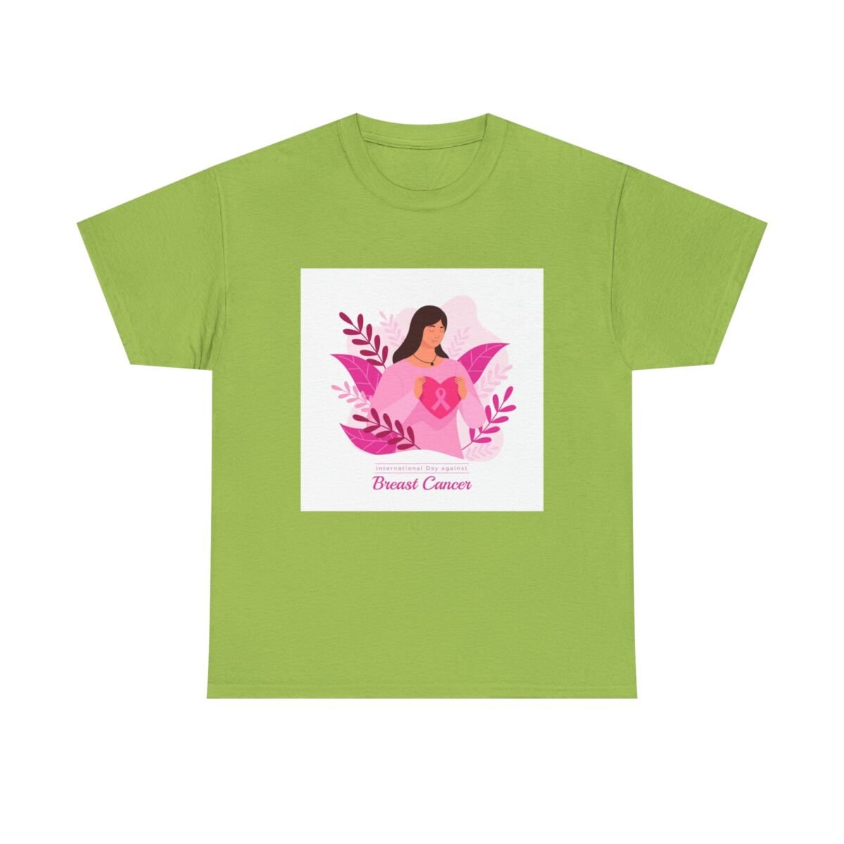 Breast Cancer Awareness Unisex Heavy Cotton Tee - Image 41