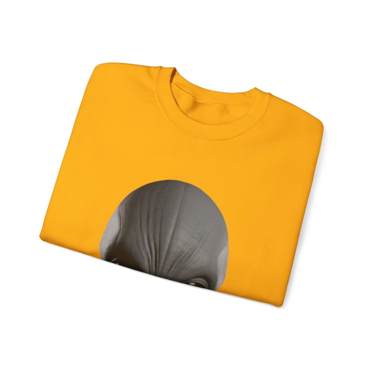 C ute A lien Pr in t Unise x Heavy Blend™ Crewneck Sweatshirt Alien Hoodie , Cute Alien Gif t, Sweater, Unique Sweatshirt, prin t Hoodie. - Image 15