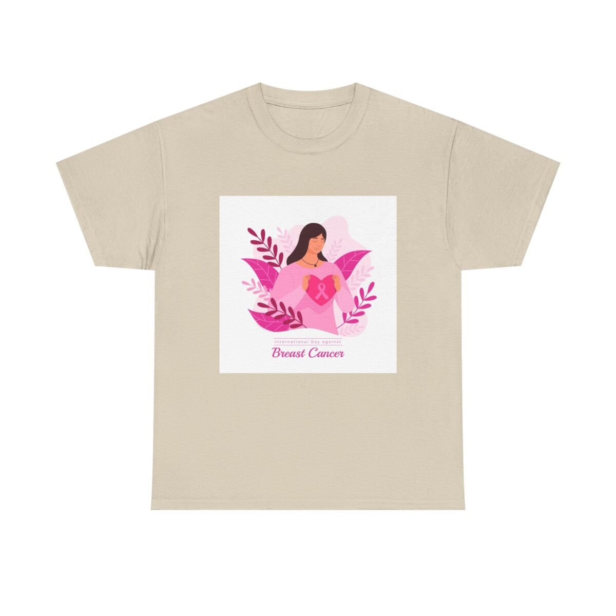 Breast Cancer Awareness Unisex Heavy Cotton Tee - Image 9