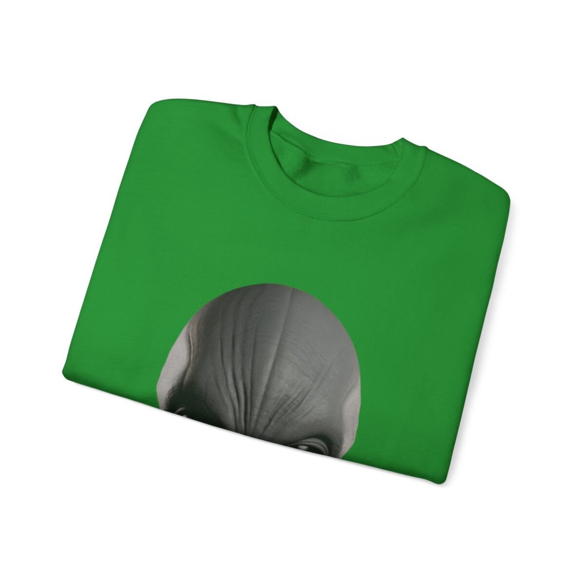 C ute A lien Pr in t Unise x Heavy Blend™ Crewneck Sweatshirt Alien Hoodie , Cute Alien Gif t, Sweater, Unique Sweatshirt, prin t Hoodie. - Image 35