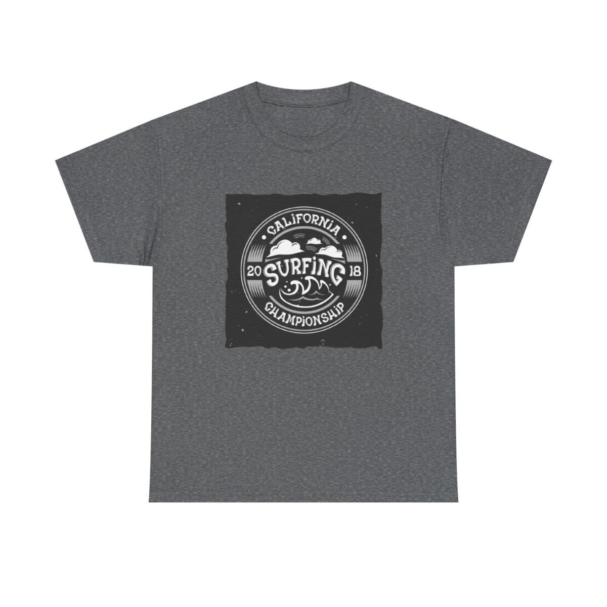 California Surfin Unisex Heavy Cotton Tee - Image 53