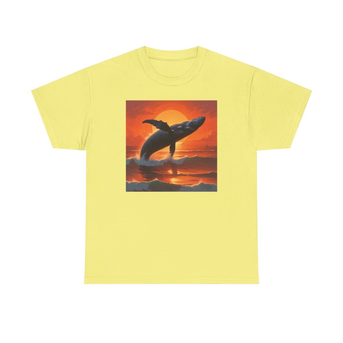 Save The Whales Unisex Heavy Cotton Tee - Image 37