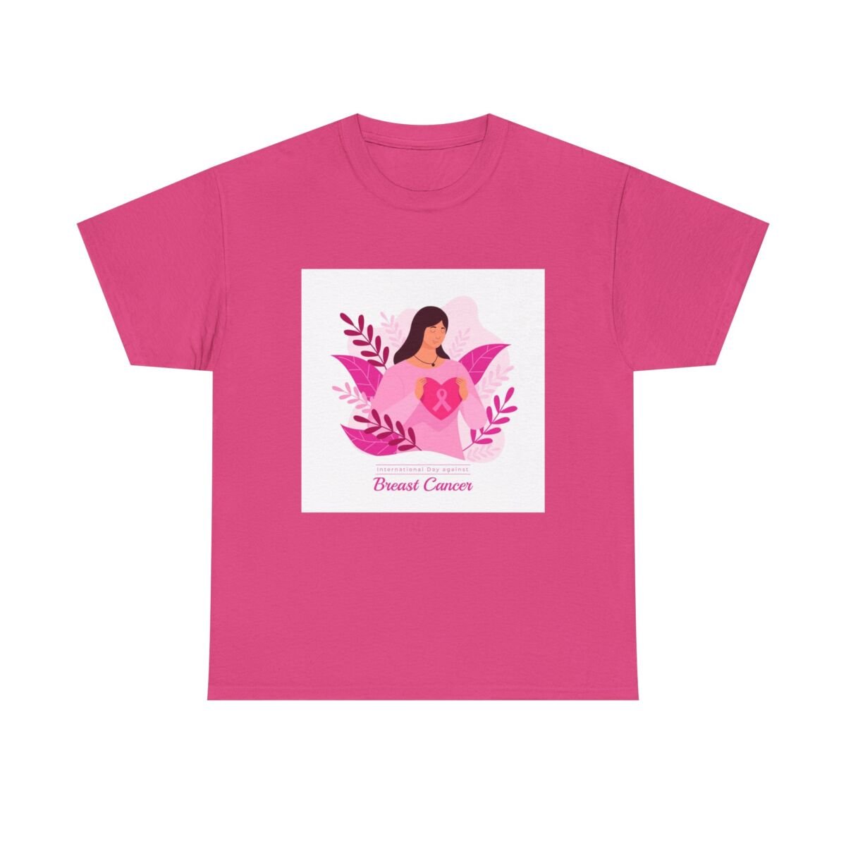 Breast Cancer Awareness Unisex Heavy Cotton Tee - Image 69