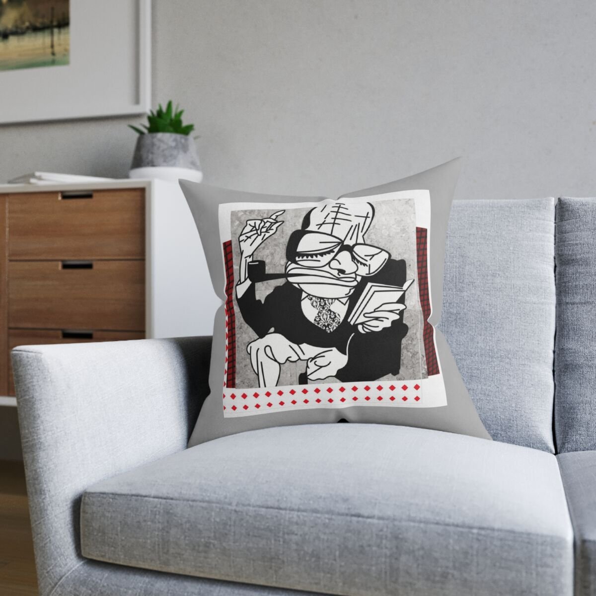 Copy of Tattoo Art Square Pillow - Image 8