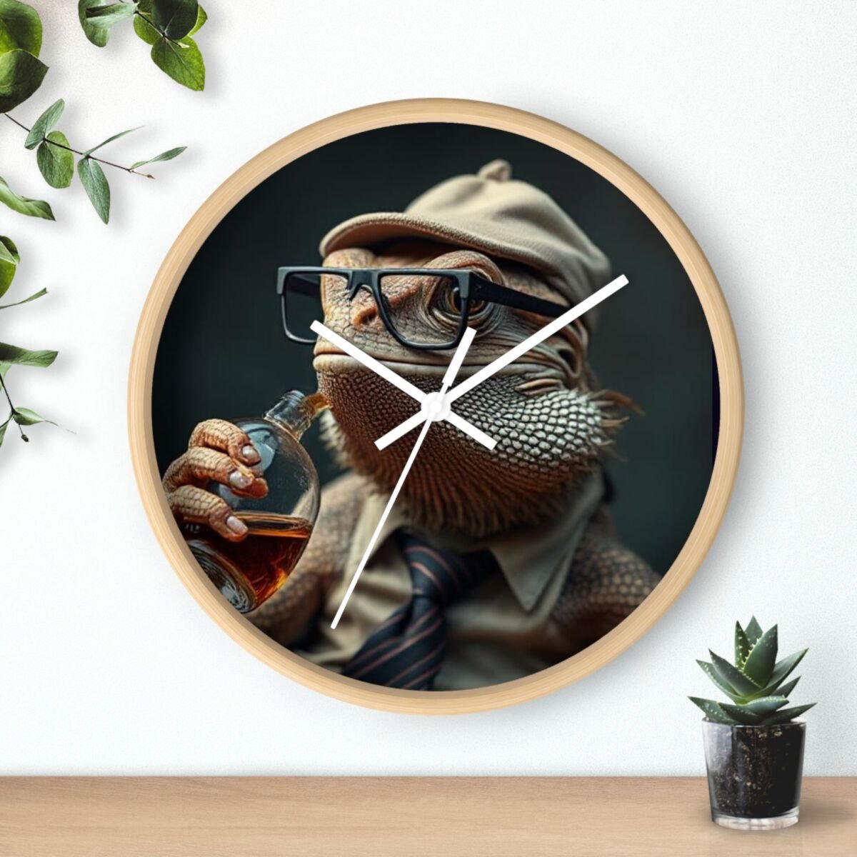 Wall Clock - Bearded Dragon Chamelion Gecko Water Dragon iguana Design - Image 18