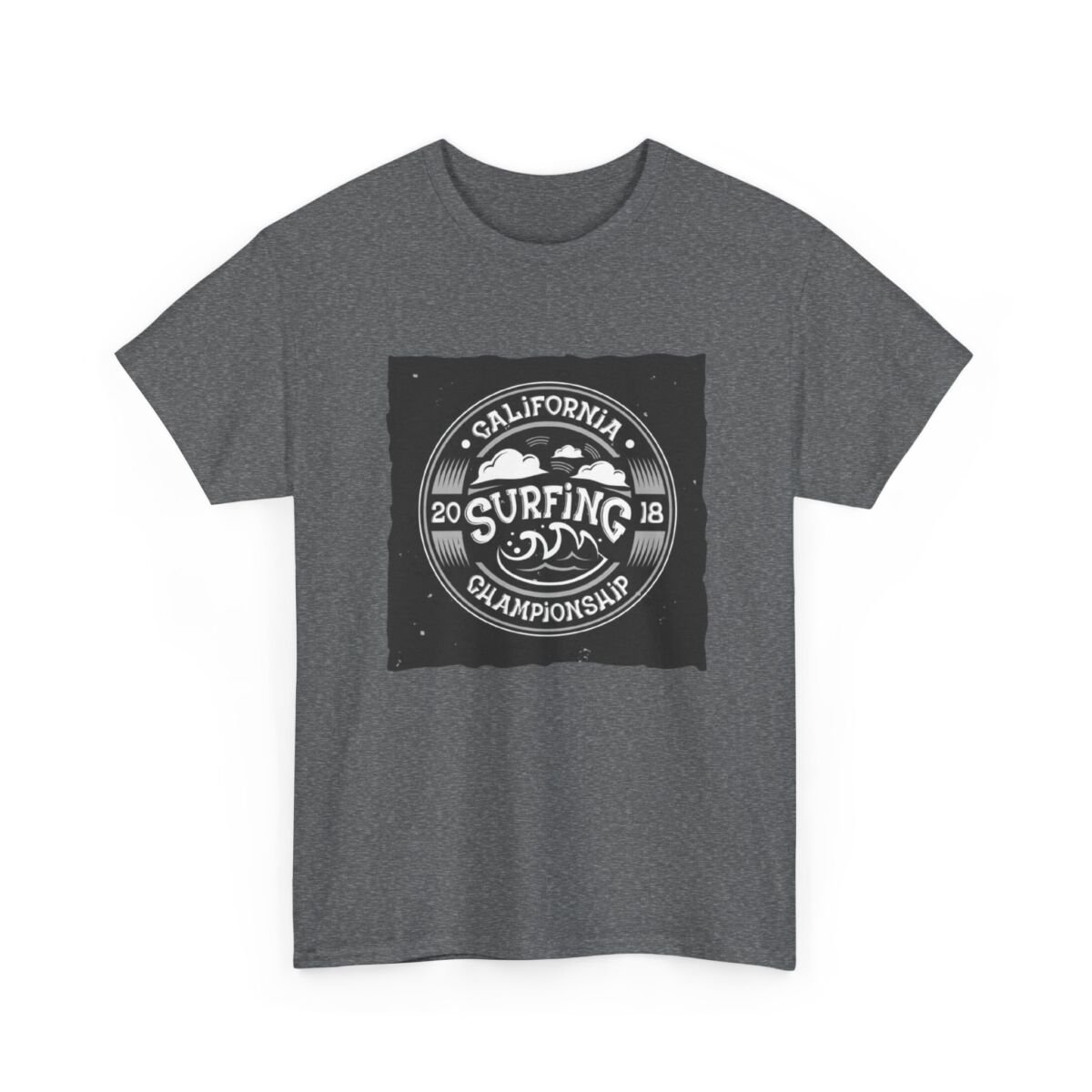 California Surfin Unisex Heavy Cotton Tee - Image 55