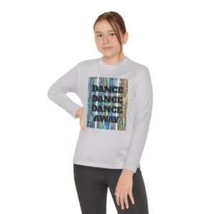 Motivational Quote Phrase Youth Long Sleeve Competitor Tee