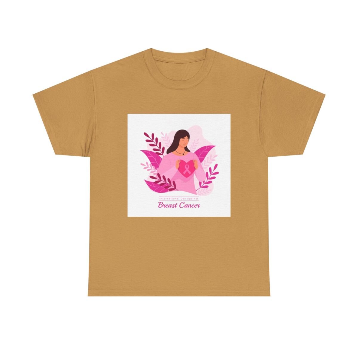 Breast Cancer Awareness Unisex Heavy Cotton Tee - Image 25