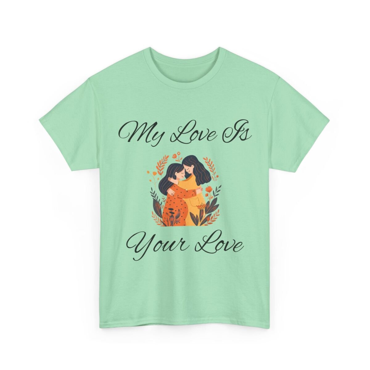 Mother Daughter Tshirts Unisex Heavy Cotton Tee - Image 47
