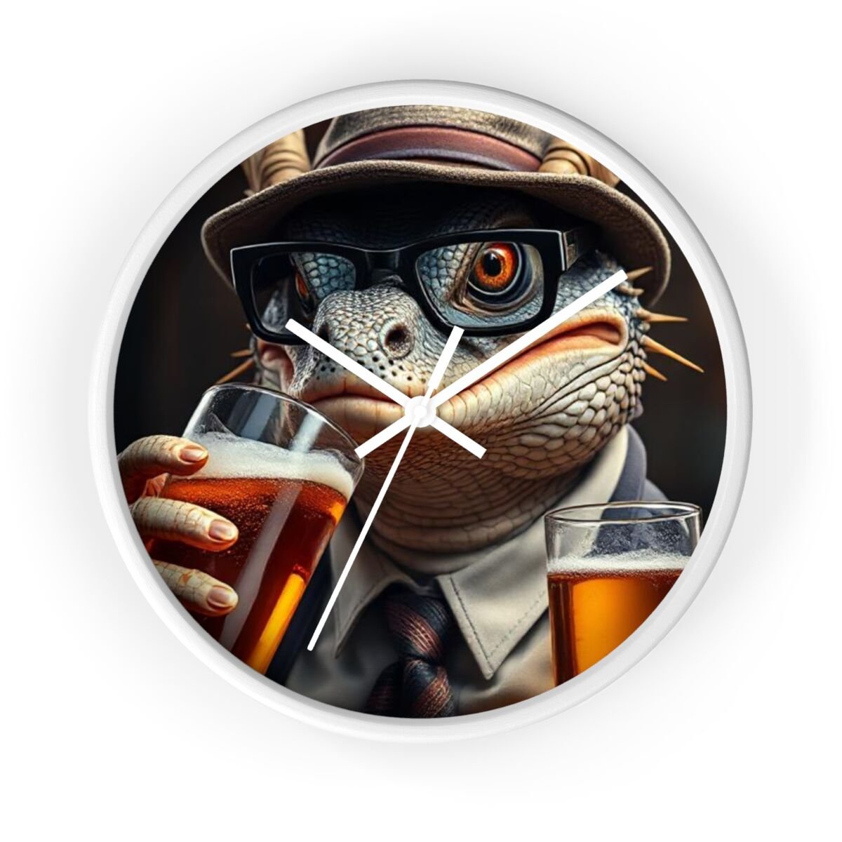Wall Clock - Bearded Dragon Chamelion Gecko Water Dragon iguana Design - Image 10