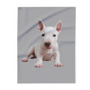 English Bull Terrier Puppy Arctic Fleece Blanket