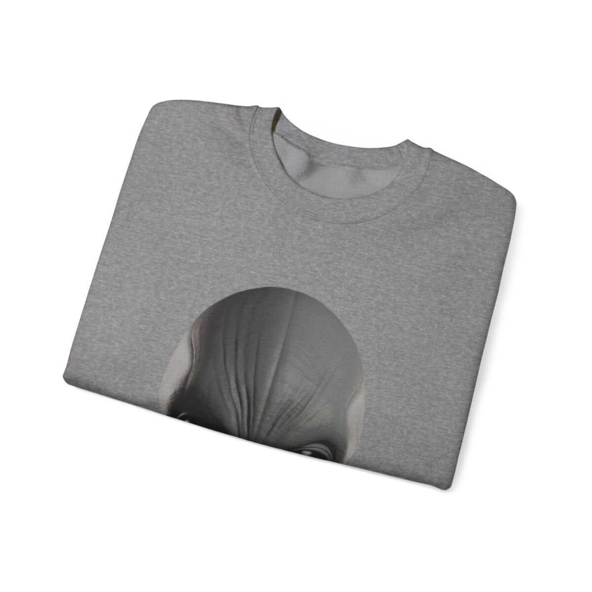 C ute A lien Pr in t Unise x Heavy Blend™ Crewneck Sweatshirt Alien Hoodie , Cute Alien Gif t, Sweater, Unique Sweatshirt, prin t Hoodie. - Image 31