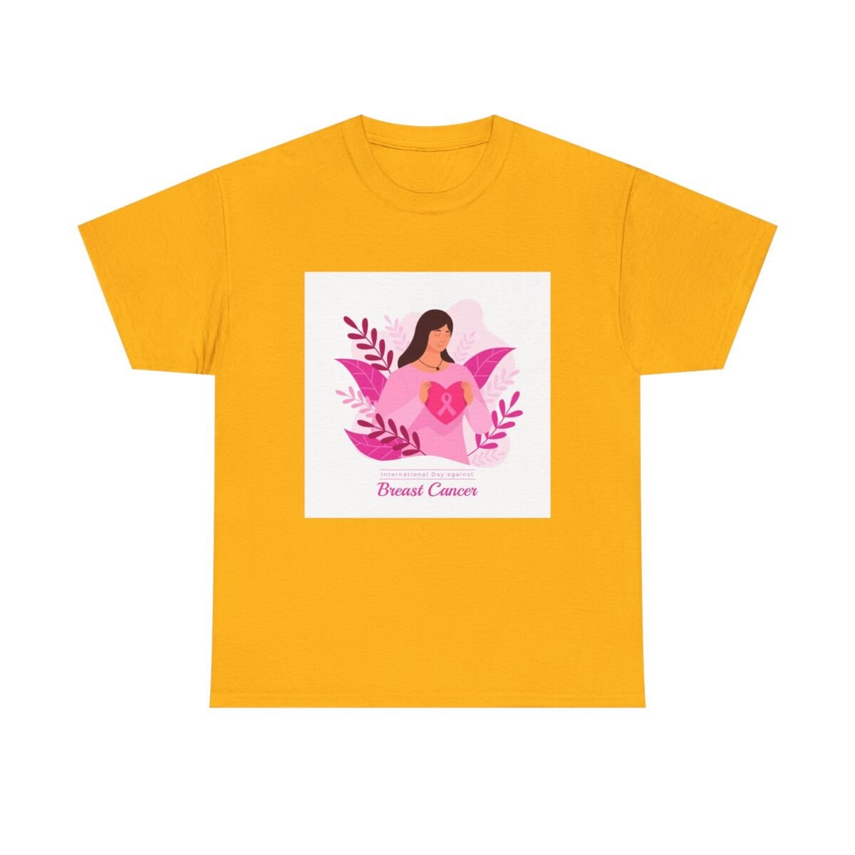 Breast Cancer Awareness Unisex Heavy Cotton Tee - Image 21