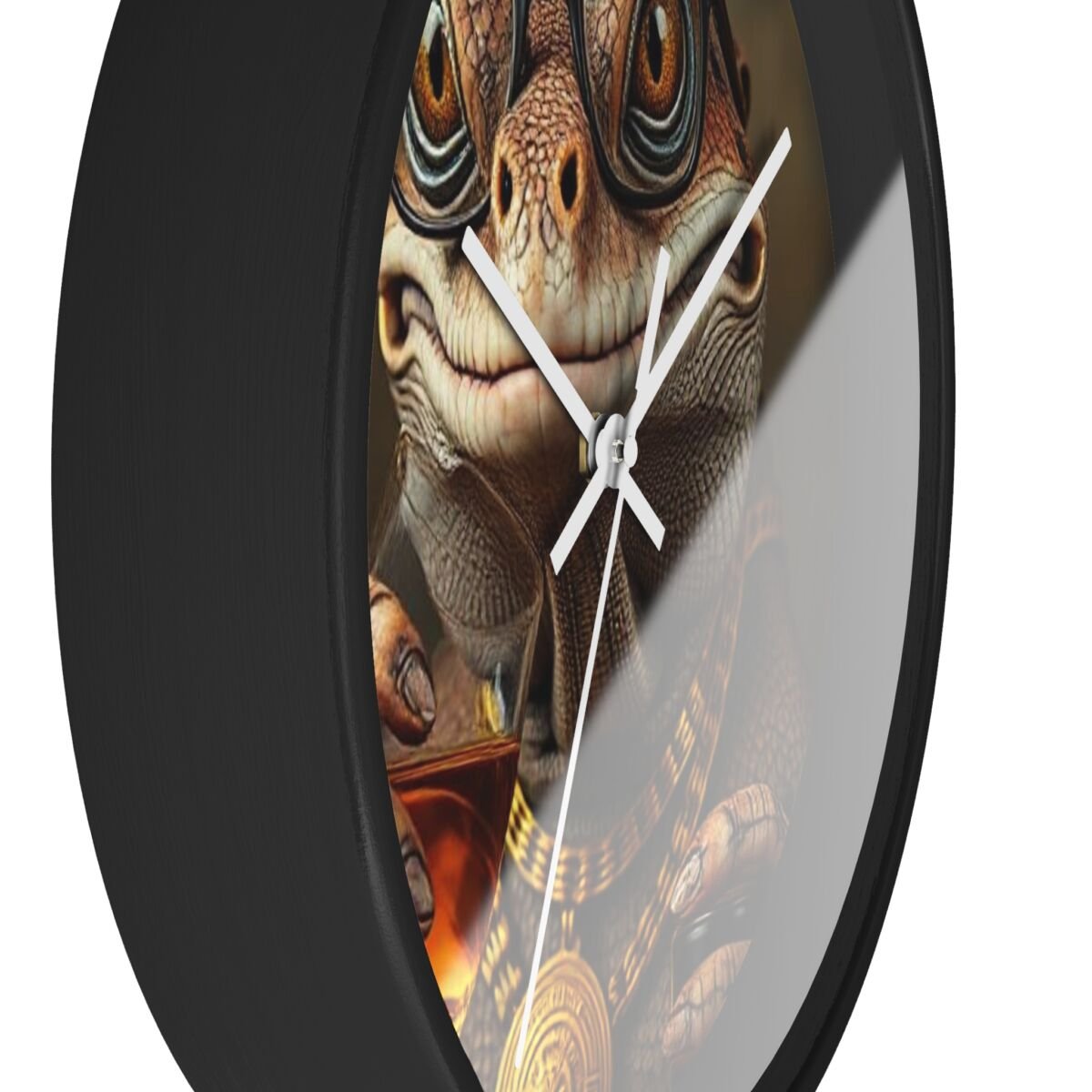 Wall Clock - Bearded Dragon Chamelion Gecko Water Dragon iguana Design - Image 5