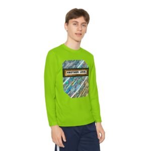 Motivational Quote Phrase Youth Long Sleeve Competitor Tee