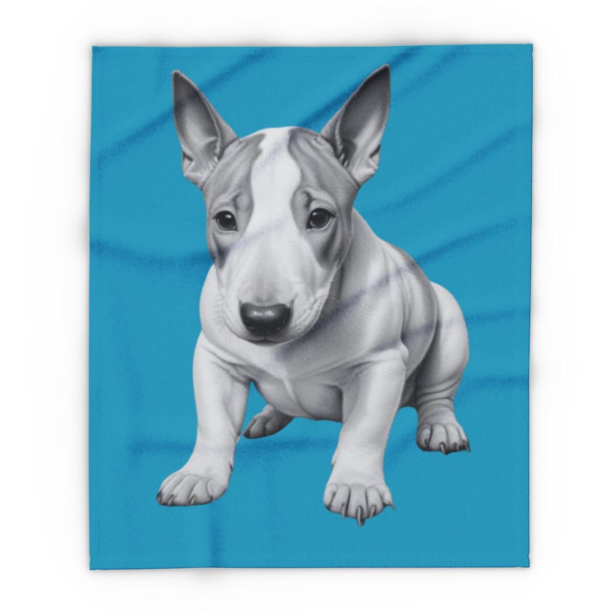 English Bull Terrier Puppy Arctic Fleece Blanket - Image 5