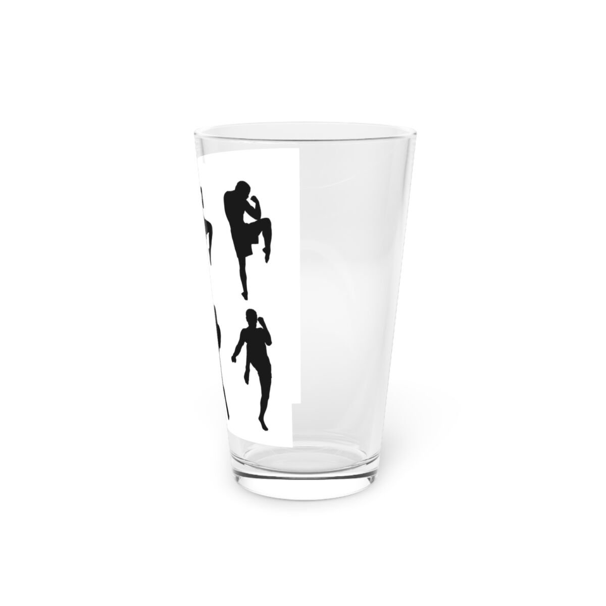 Boxing Kick-boxing Sport Pint Glass, 16oz - Image 3