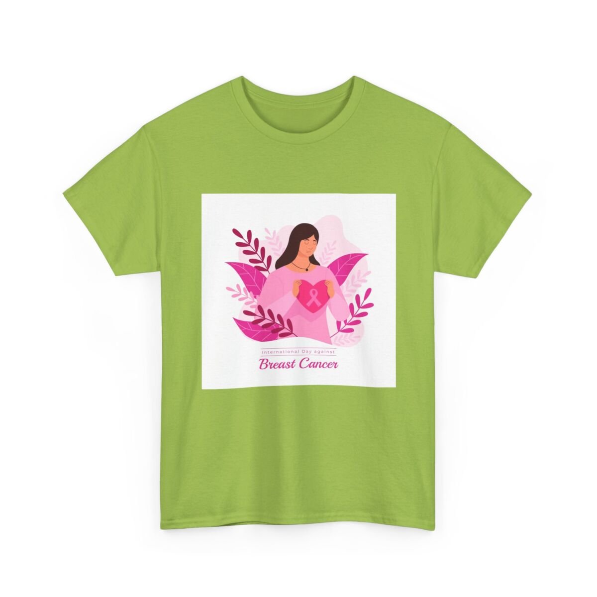 Breast Cancer Awareness Unisex Heavy Cotton Tee - Image 43