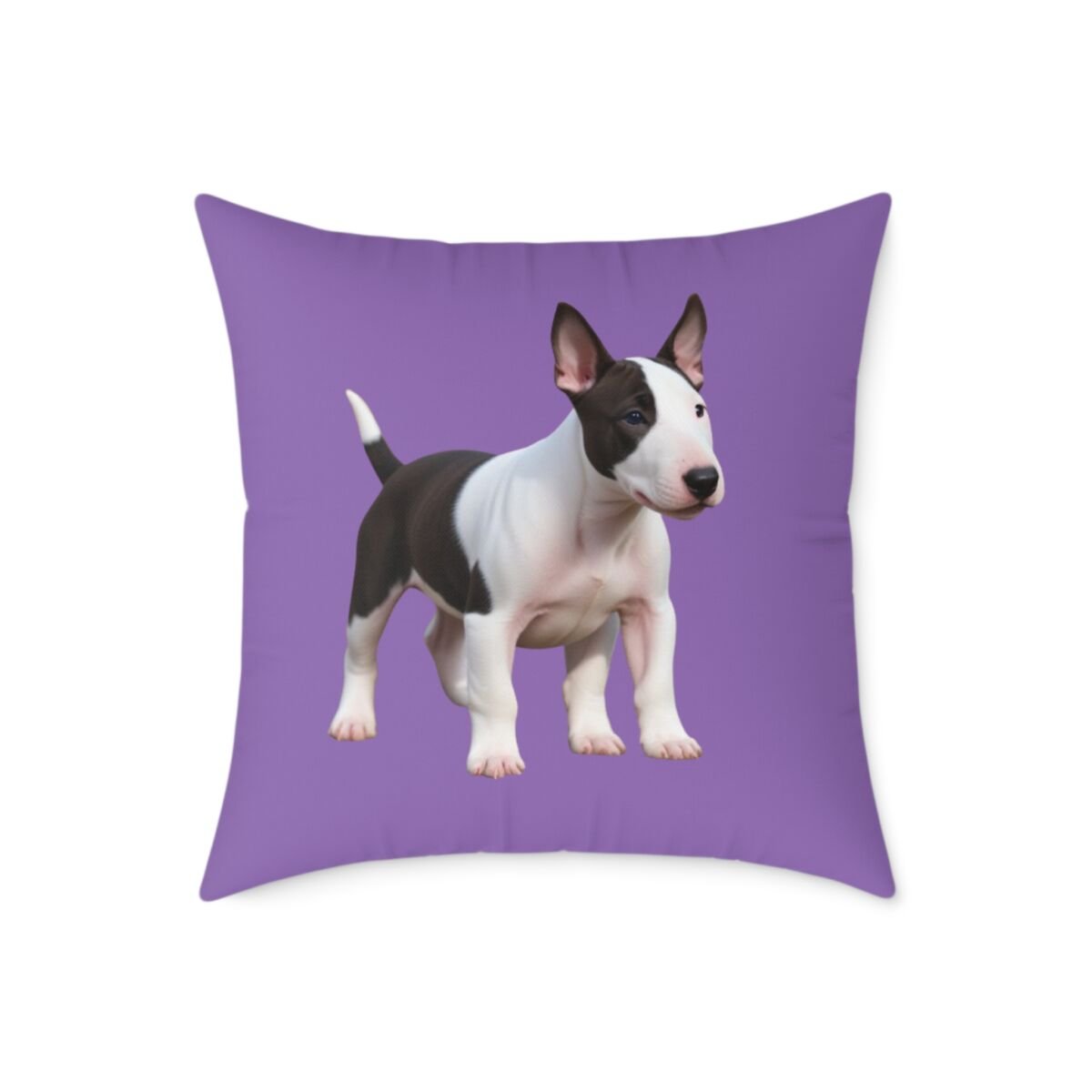English Bull Terrier Square Poly Canvas Pillow - Image 13