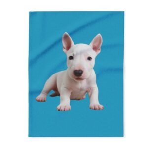 English Bull Terrier Puppy Arctic Fleece Blanket