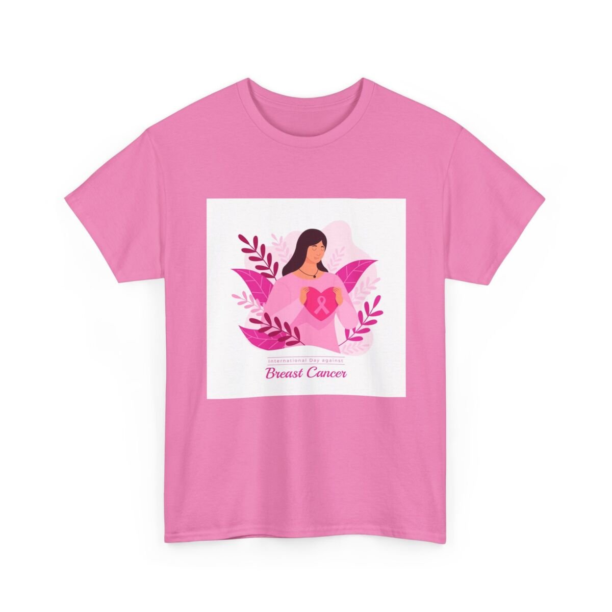 Breast Cancer Awareness Unisex Heavy Cotton Tee - Image 67